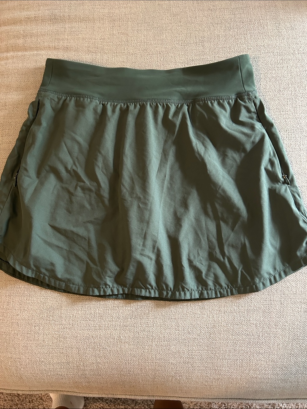 Women’s Olive Green Active Skort